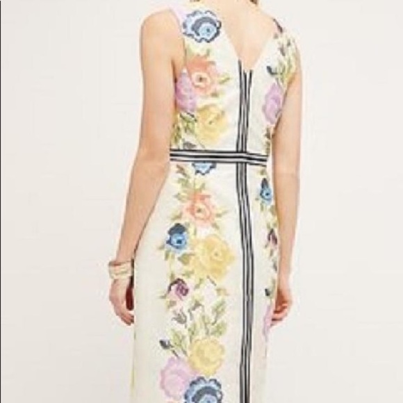 Payal Pratap for Anthropologie Garden Grid Sheath Dress - Picture 2 of 5